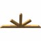 Ekena Millwork Saratoga Rough Sawn Timber Gable Bracket, Western Red Cedar, 96"W x 44"H x 4"D x 6"F, 11/12 Pitch GBW096X44X0406SAR00RWR - alternate 4